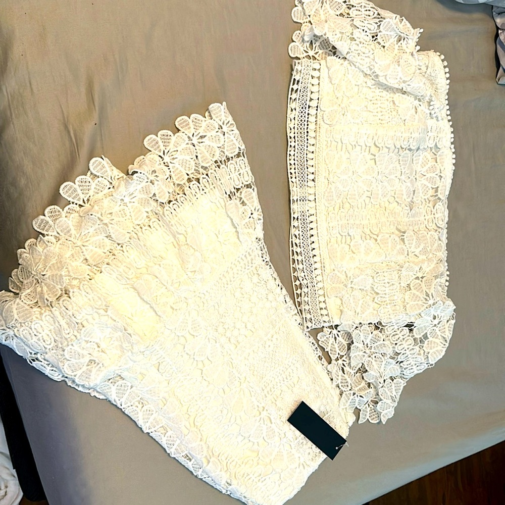 Two piece SHEIN white set